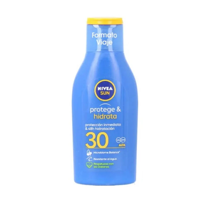 NIVEA Sun Schutz und Pflege Sonnenmilch SPF 30 100 ml Sonnenpflege