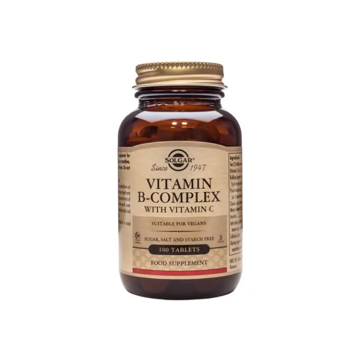 SOLGAR Vitamin B-Complex With Vitamin C Tablets - Pack Of 100 Kosmetik