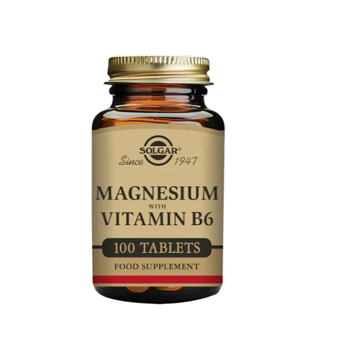 SOLGAR SOLGAR Magnesium mit Vitamin B6 Tabletten 100 Stück Nahrungsergänzung Kosmetik