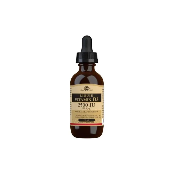 SOLGAR Solgar Vitamin D3 2500 Ui (62,5 Mcg) 59 ml Kosmetik
