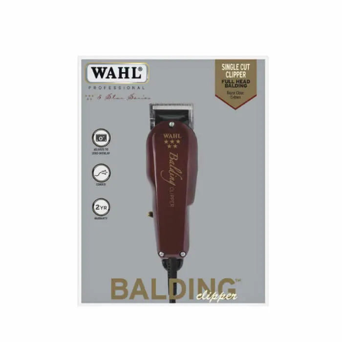 WAHL Balding Single Cut Clipper Haarschneidemaschine für vollständiges Kopf-Balden Kosmetik