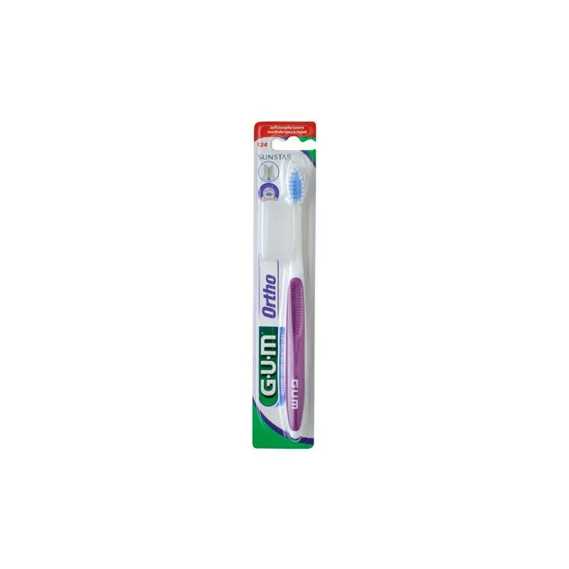 GUM GUM Kieferorthopädische Zahnbürste Sunstar für Zahnspangen und Brackets Sonnenpflege