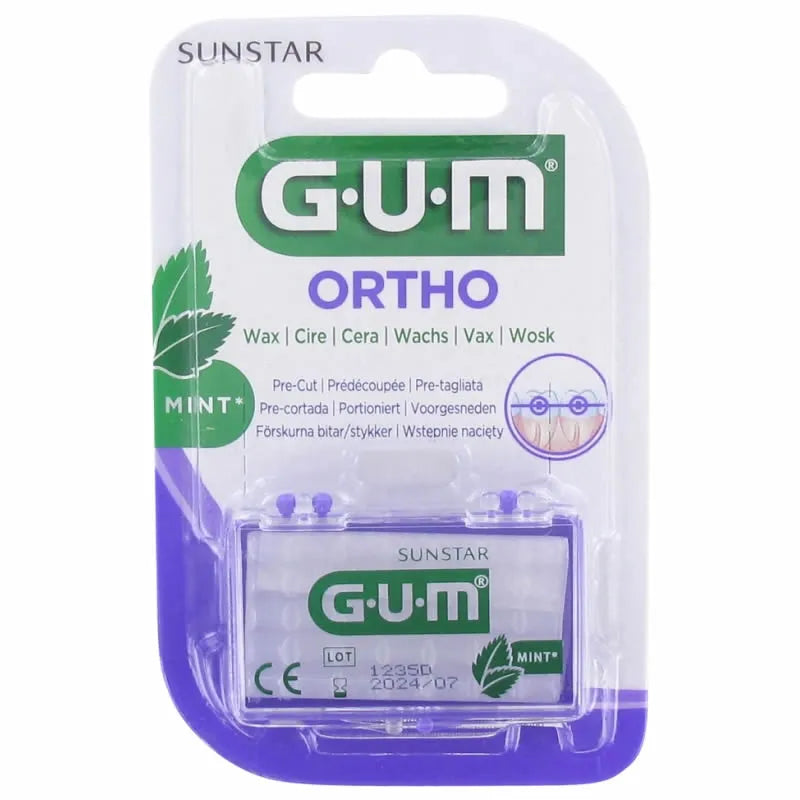 GUM GUM 724 Mentholierte Kieferorthopädie-Wachsrolle 1 Stück Kosmetik