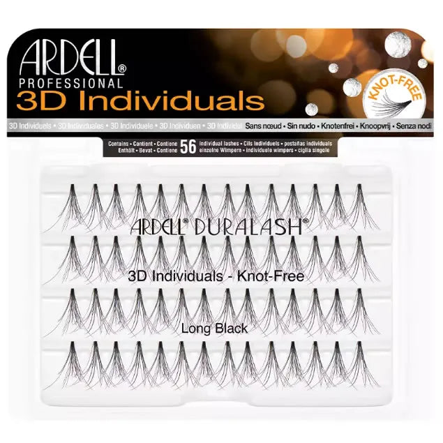 ARDELL ARDELL Individuelle 3D Einzelwimpern Long Schwarz für natürliches Wimpern-Design Kosmetik