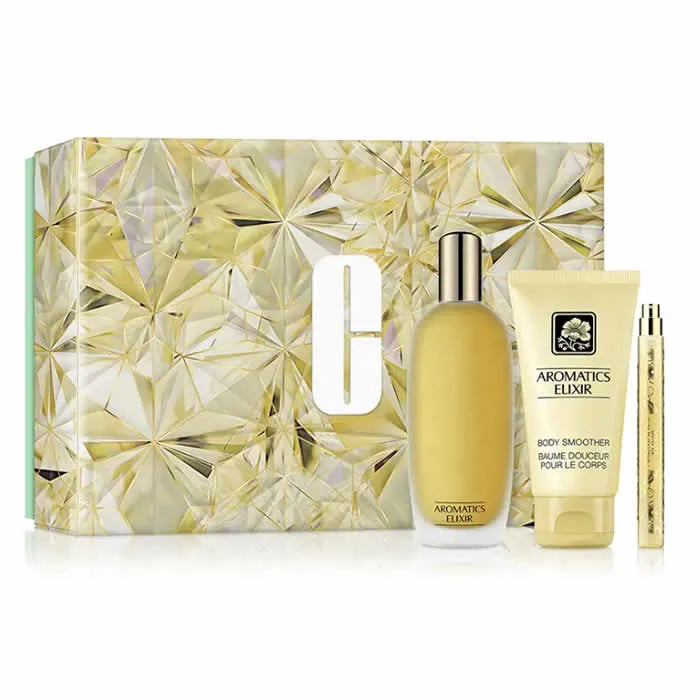 Clinique Aromatics Elixir Eau De Parfum Spray 100ml Set 3 Artikel