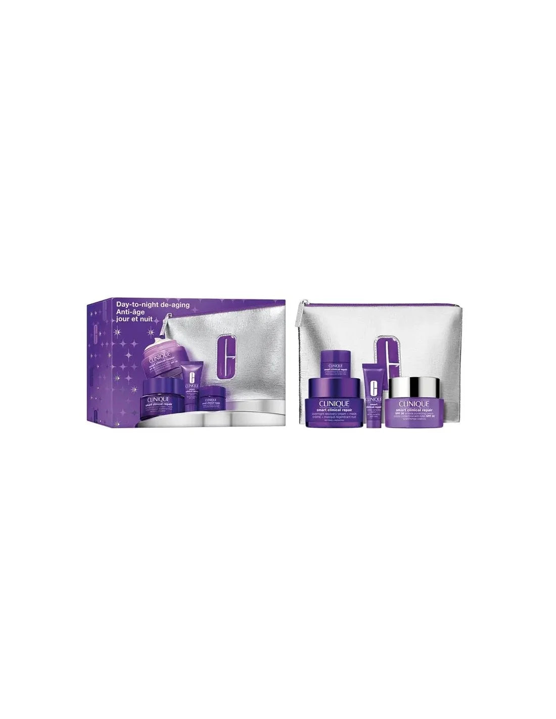 CLINIQUE CLINIQUE Set Smart Clinical Repair SPF30 50 ml Tagescreme Overnight 50 ml Eye Serum