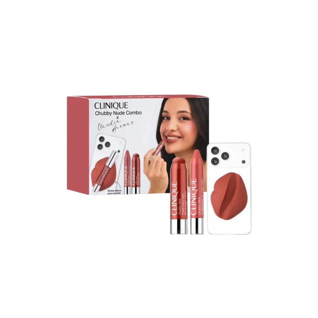 CLINIQUE Chubby Lip Cheek Set Nude Cl Arenas Lippen- und Wangenfarbe Kosmetik