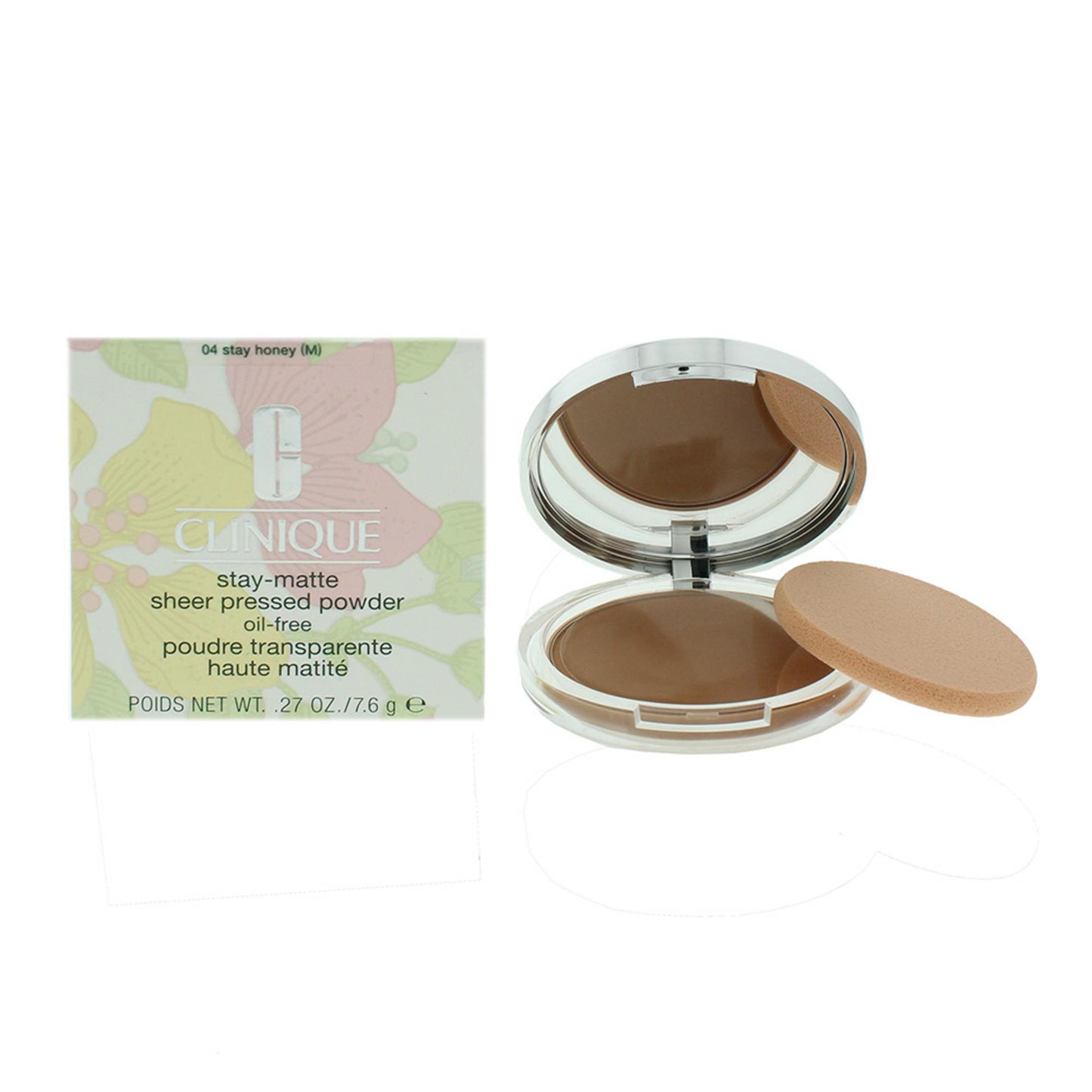 Clinique Clinique, Stay-Matte, Matt, Kompaktpuder, 04, Bleib, Liebling, 7.6 g Regular