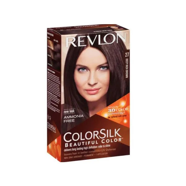 Revlon Colorsilk Haarfarbe Ohne Ammoniak 27 Deep Rich Brown Dunkelbraun