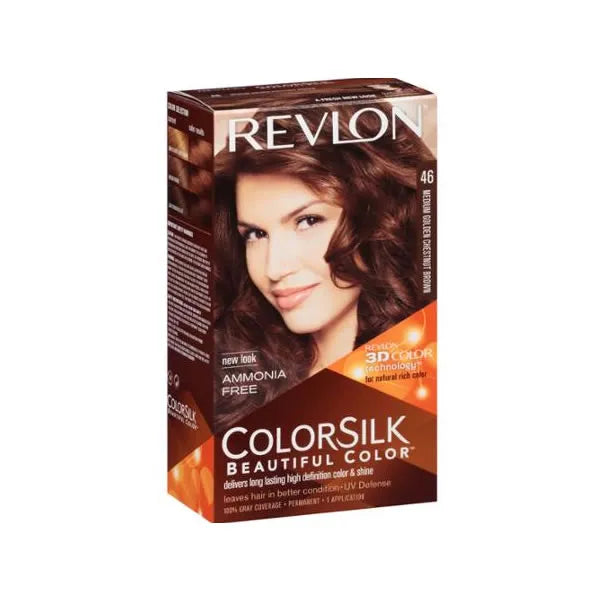 Revlon Colorsilk Ohne Ammoniak 46 Medium Golden Chestnut Brown