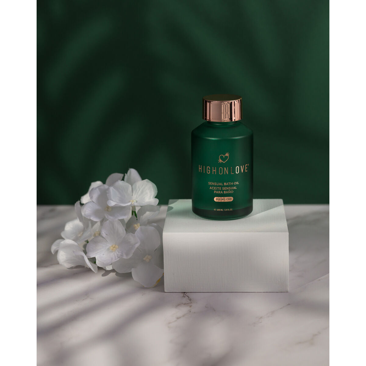 Badeöl High on Love Sensual 100 ml mit CBD