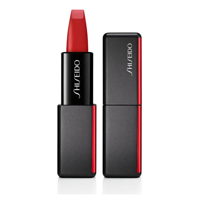 SHISEIDO ModernMatte Puder Lippenstift 514 Hyper Rot langanhaltend matt