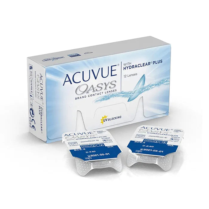 Acuvue Oasys Hydraclear Austausch von Kontaktlinsen 2 Wochen -2.25 BC/8.4 12 Stück