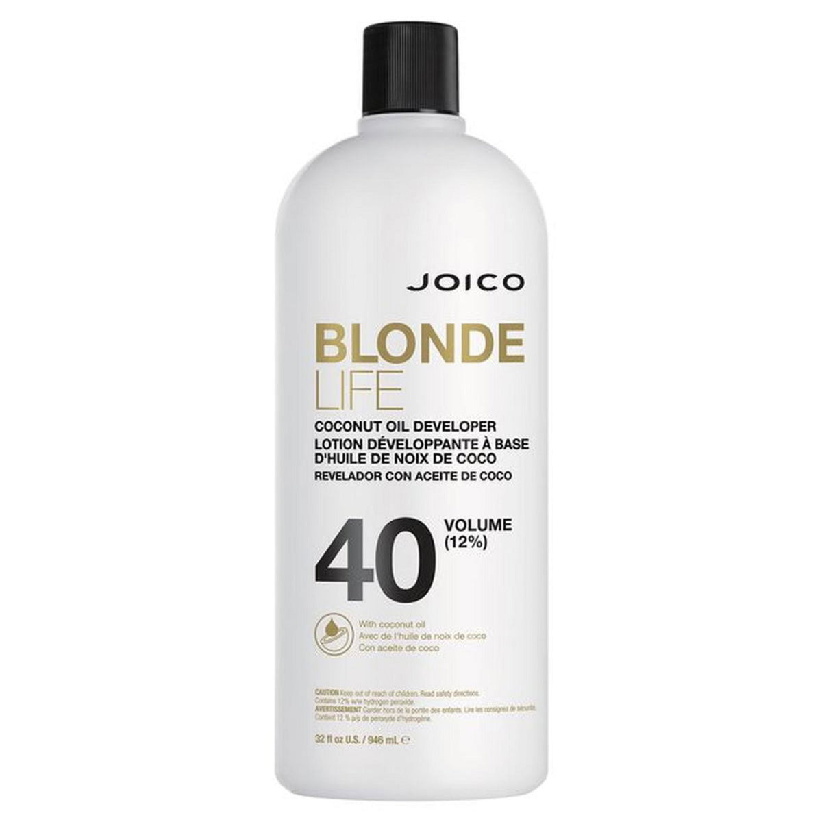Joico Haaroxidationslotion Joico, Blonde Life, Color Development & Lightening, Hair Oxidant Lotion, 12%, 40 vol, 946 ml Regul