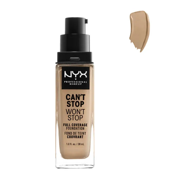 NYX Nyx Can´t Stop Won´t Stop Full Coverage Foundation Soft Beige 30 ml