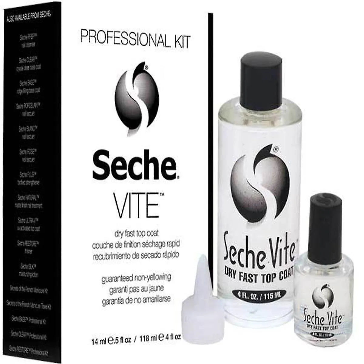 SECHE SECHE Top Coat Dry Fast 2er Set Nagellack Überlack schnelltrocknend Kosmetik