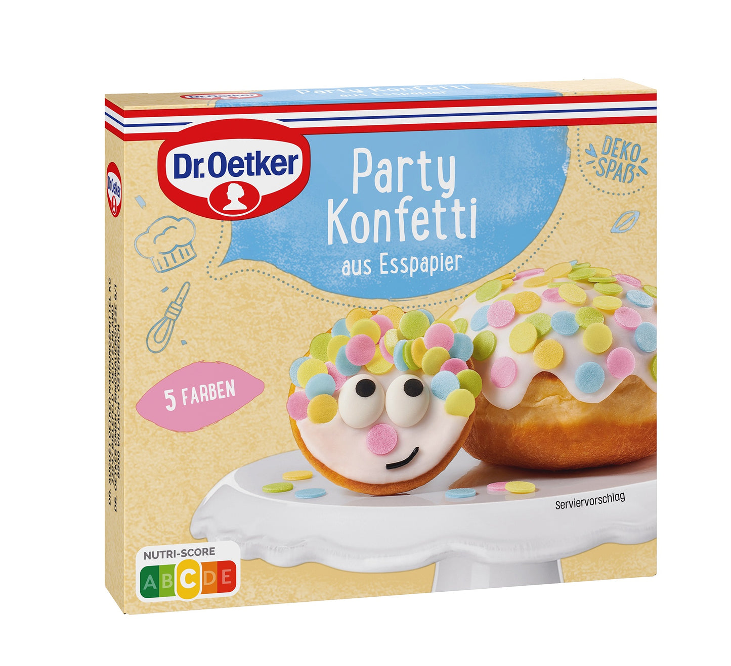 Dr Oetker Party Konfetti Streudekor aus Esspapier - Candyshop.ch