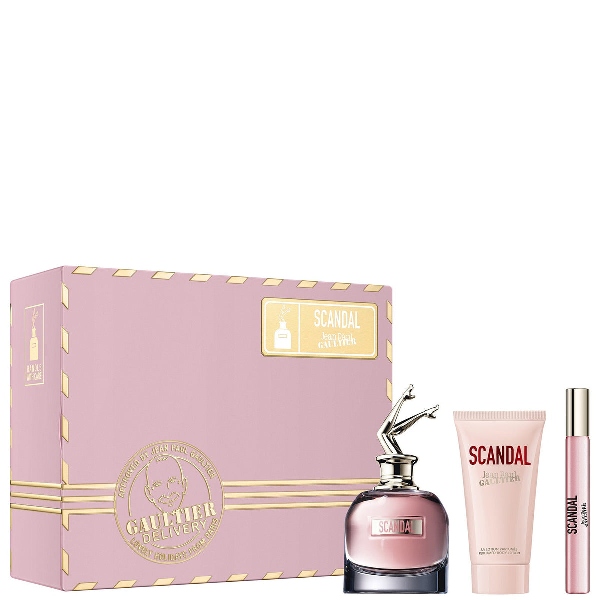 Jean Paul Gaultier Set Scandal Edp 80ml Body 75ml Edp 10ml