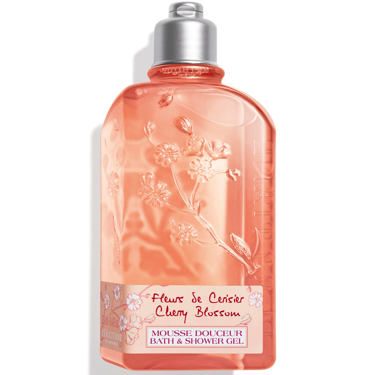 L'occitane Set Cherry Blossom Gel 250ml Body 250ml Hand 30g