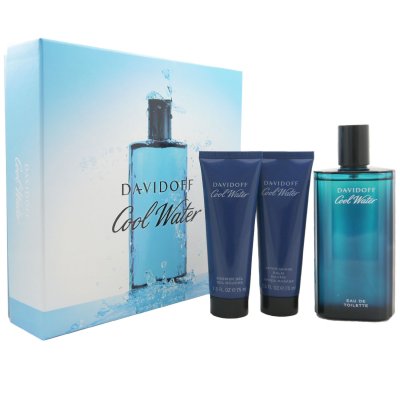 DAVIDOFF DAVIDOFF Cool Water Man Eau de Toilette 125 ml After Shave Balm 75 ml Shower Gel 75 ml Parfüm