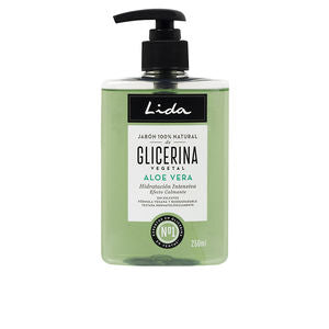 Lida Jabón 100 Natural Manos Glicerina y Aloe Vera 250ml