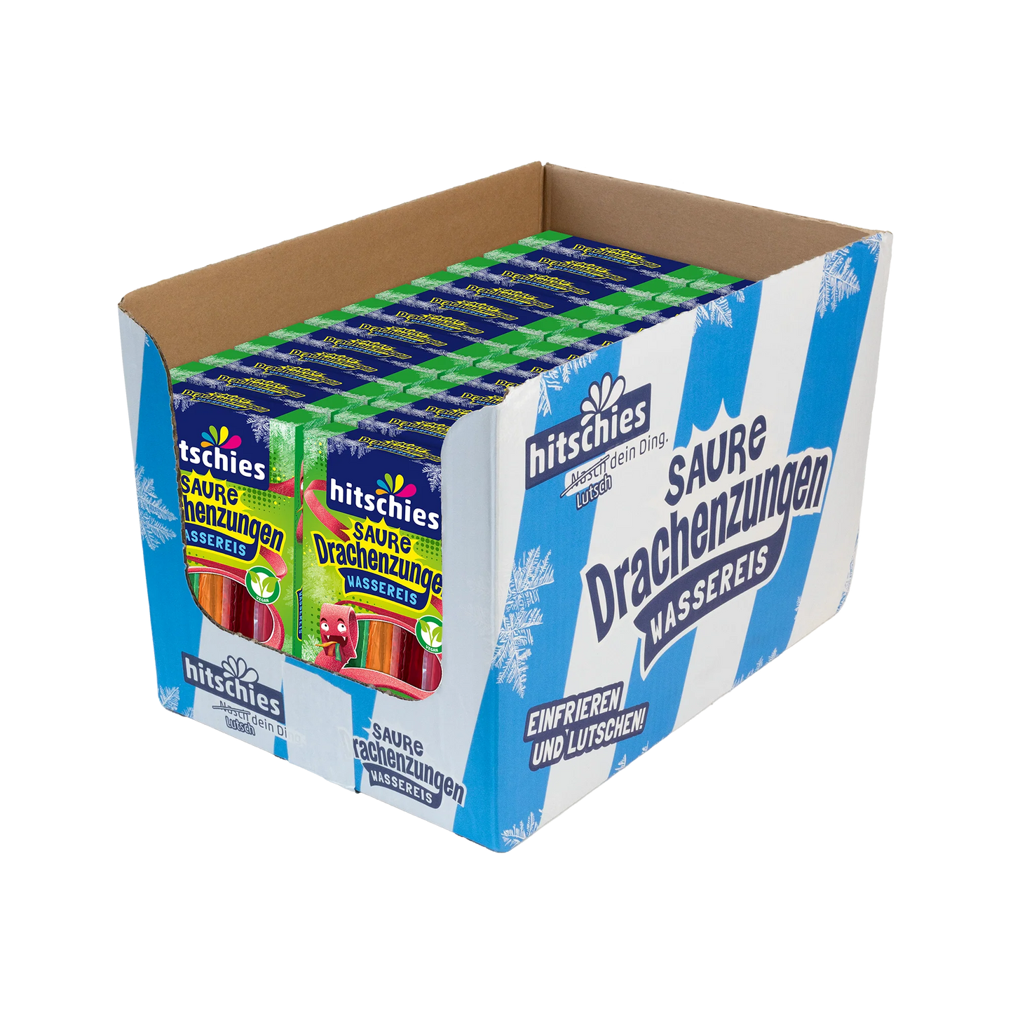 hitschies Saure Drachenzungen Wassereis 10x40ml - Candyshop.ch