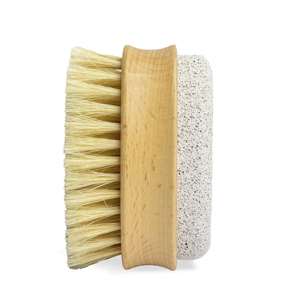 IDC INSTITUTE Body Brush mit doppelseitigem Bimsstein 1 Stück Kosmetik