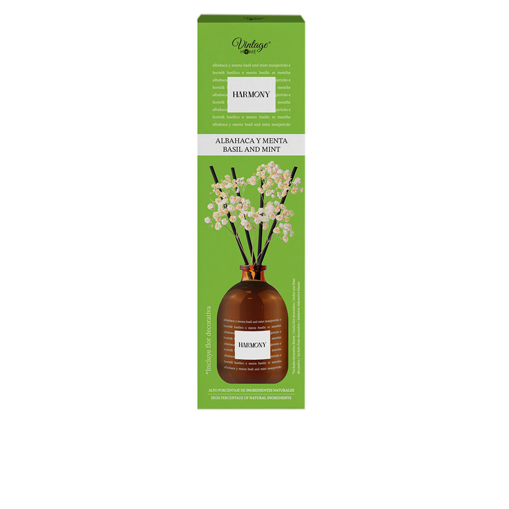 Vintage Home HARMONY Raumduft Raumduft-Diffusor #basil and mint 95 ml