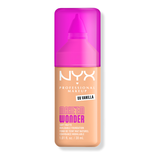 NYX Make'em Wonder Foundation 08 Vanilla 30 ml Flüssige Foundation