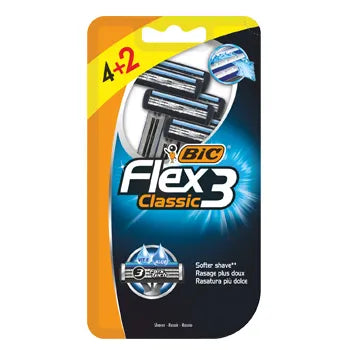 BIC BIC Flex 3 Rasierklingen 4 Stück im 2er Pack Kosmetik