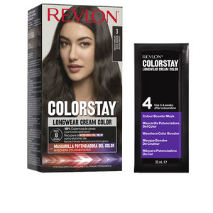 Revlon Revlon, Color Stay , Permanente Haarfarbe, 03 Darkest Brown, 165 ml Regular