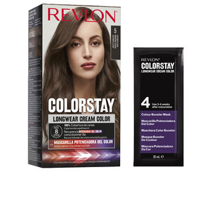 Revlon Colorstay Permanente Haarfarbe 5 Medium Brown – Intensive & langanhaltende Farbe