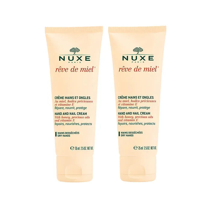 NUXE NUXE Rêve de Miel Hand- und Nagelcreme 2 x 50 ml Nagelpflege