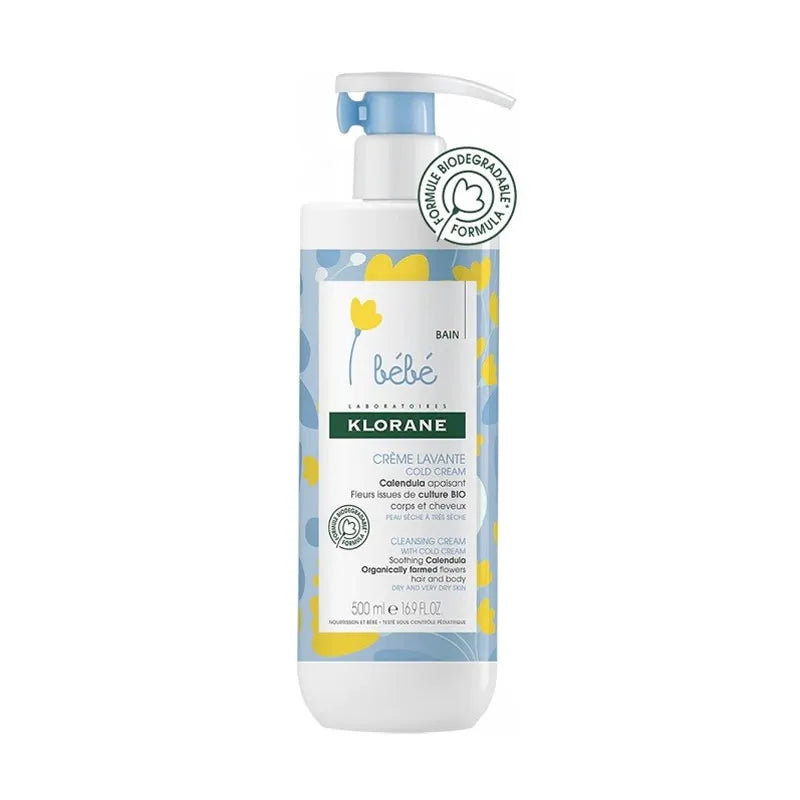 KLORANE Baby Reinigungscreme Cold Cream 500 ml