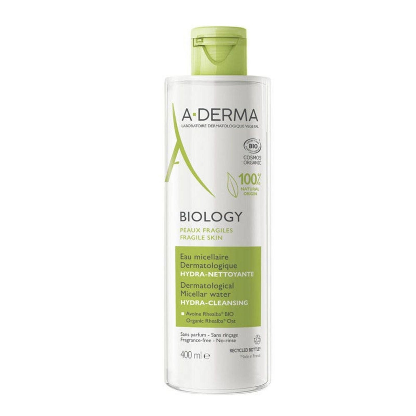 A-Derma A-Derma, Biology, Hydratisierend, Mizellenwasser, Alle Hauttypen, 400 ml Regular