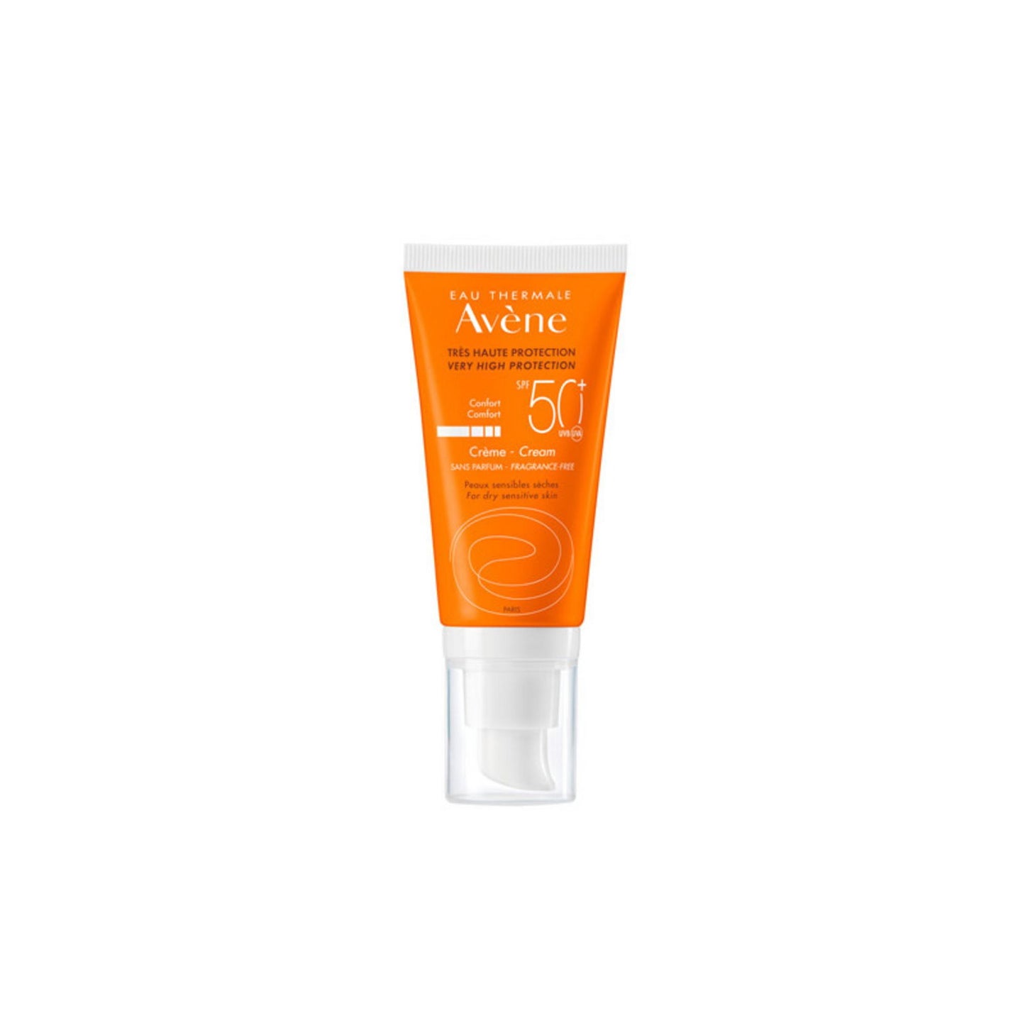 Avene Avene, Sun Care, Hoher UV-Schutz, Sahne, Ganzes Gesicht, SPF 50+, 50 ml Regular