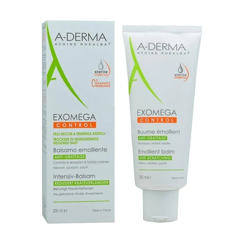 A-DERMA A-DERMA Exomega Control Erweichender Balsam 200 ml Hautpflege Kosmetik