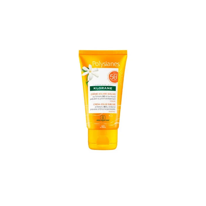 KLORANE Polysianes Sublime Face Sun Cream Spf50 50ml