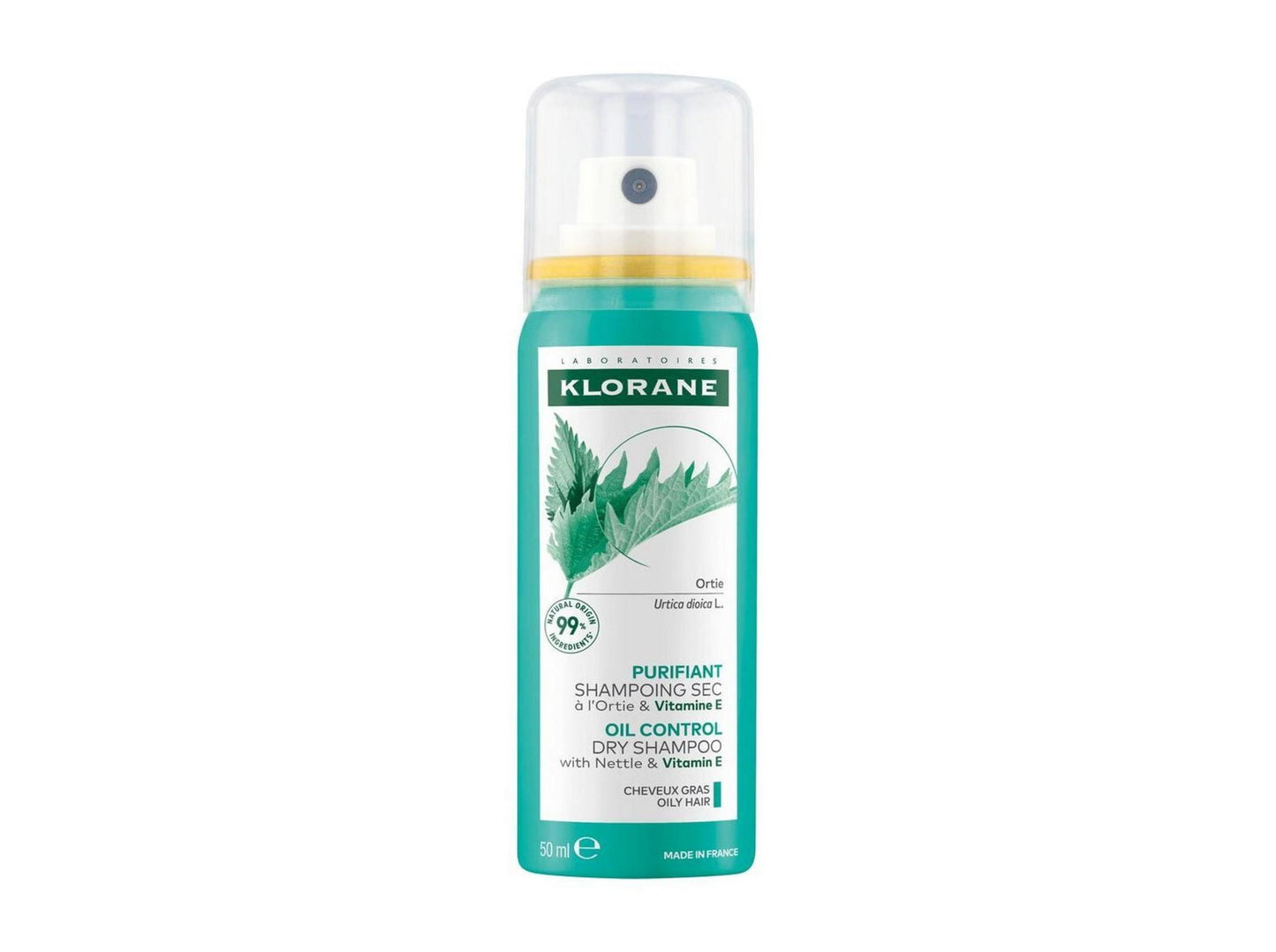 Klorane Klorane, Nettle, Vegan, Trockenshampoo, Oil, 150 ml Regular