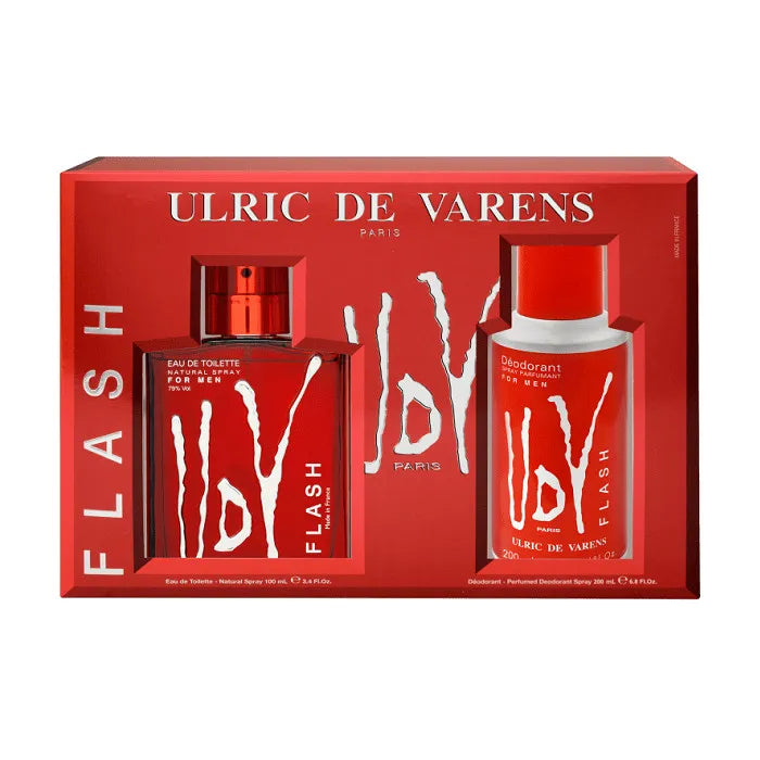 ULRIC DE VARENS Flash Eau De Toilette Spray 100 ml Set 2 Parfüm
