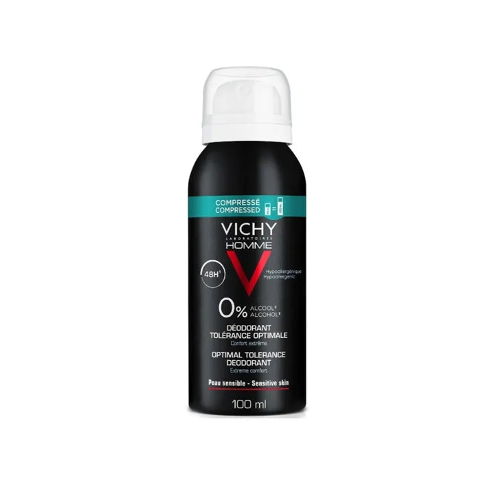 Vichy Homme Deodorant Optimale Verträglichkeit 48H Spray 100 ml