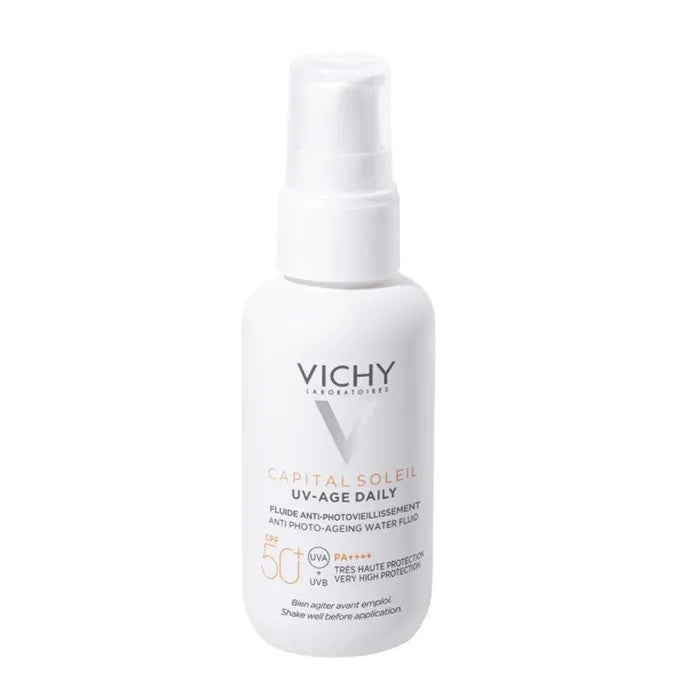VICHY Vichy Capital Soleil UV-Age Daily SPF 50+ Water Fluid Antifotoaging 40 ml Kosmetik