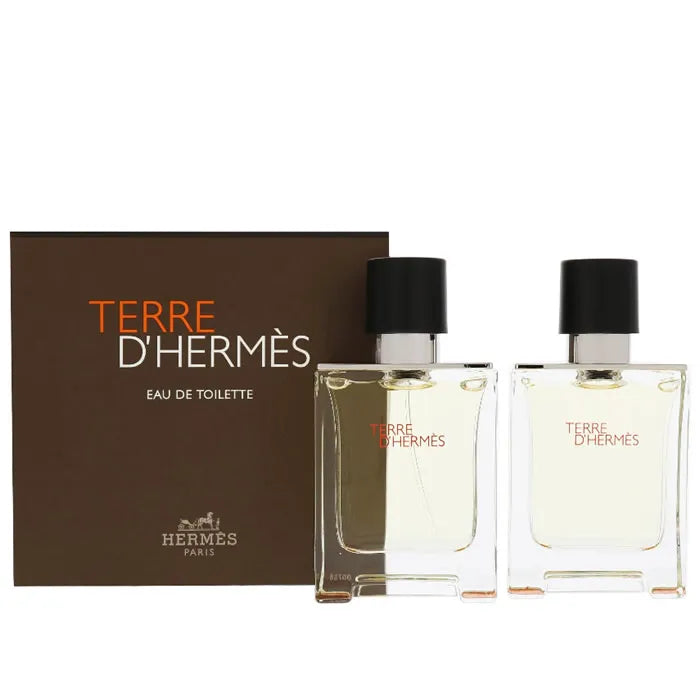 HERMÈS HERMÈS Terre D’Hermès Eau de Toilette Spray 2 x 50 ml Set Parfüm