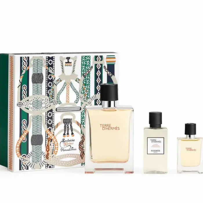HERMÈS HERMÈS Terre D'hermes Eau De Toilette Spray 100 ml Set 3 Pieces Parfüm