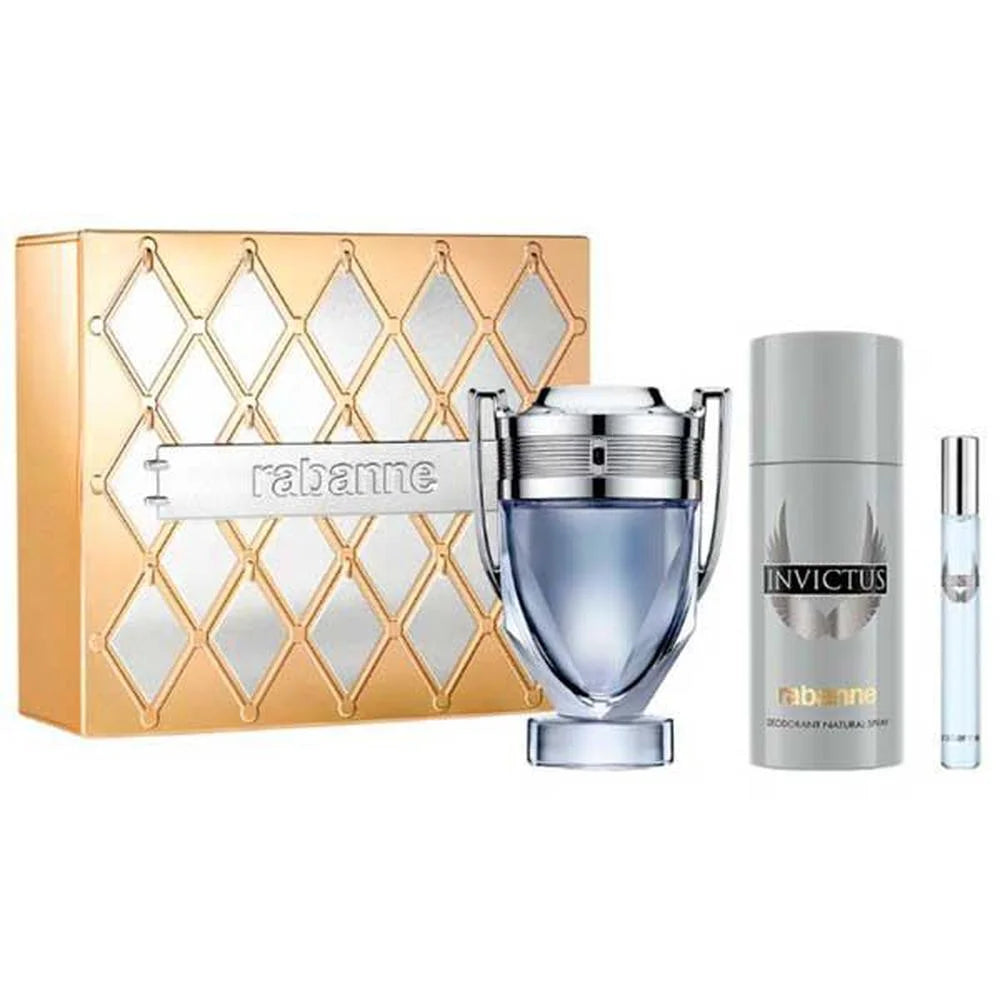 PACO RABANNE PACO RABANNE Invictus Set Eau de Toilette 100 ml Desodorant 150 ml Eau de Toilette 10 ml Parfüm