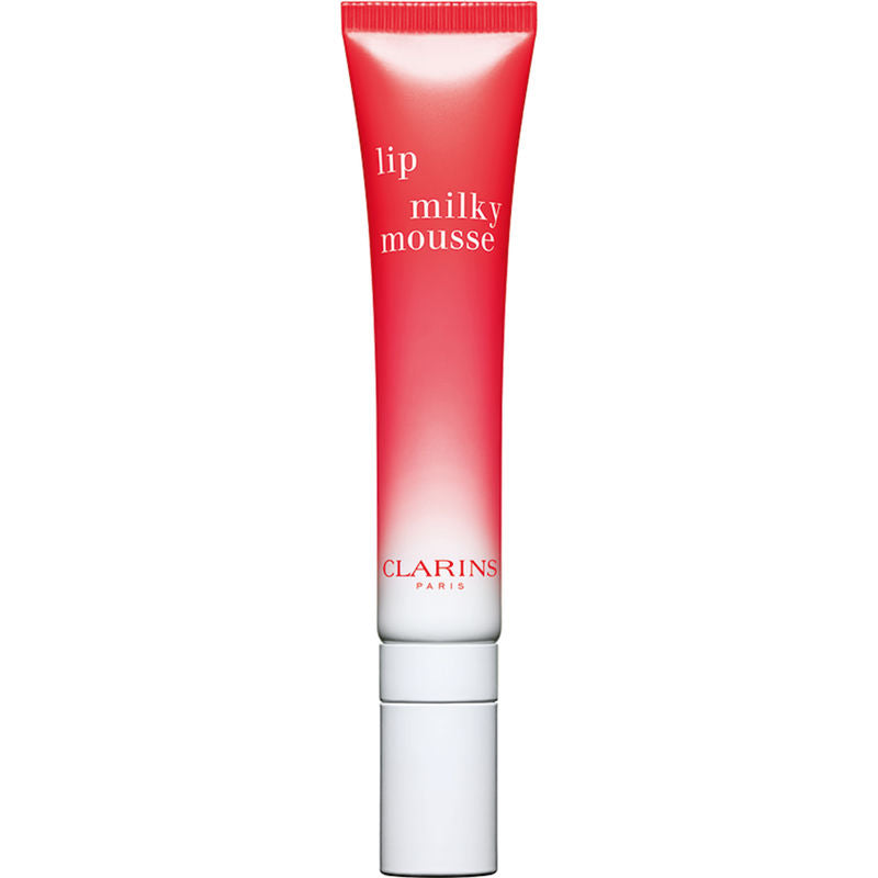 Clarins Clarins, Lip Milky Mousse, Satinfarbe, Lippenbalsam, 01, Milchige Erdbeere, 10 ml Regular