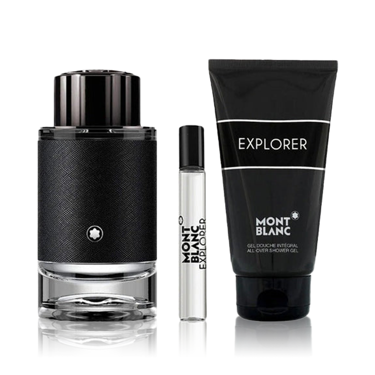 MONTBLANC MONTBLANC Explorer Set Eau de Parfum 100 ml Duschgel 100 ml 2 Mini 7,5 ml Parfüm
