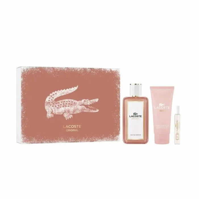 Lacoste Original Eau De Parfum Spray 100ml Set 3 Artikel