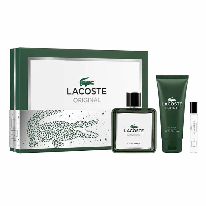 Lacoste Original Eau De Parfum Spray 100ml Set 3 Artikel