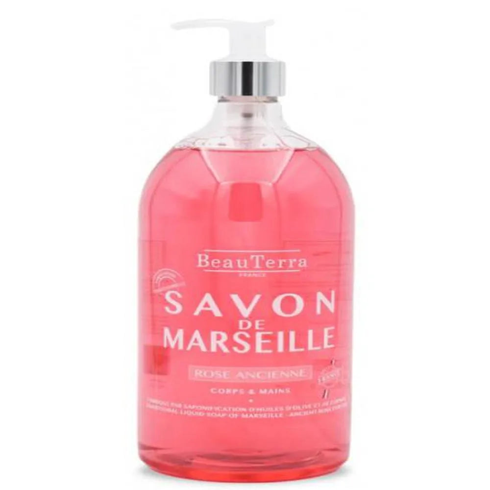 BEAUTERRA BEAUTERRA Marseille Seife Rosa Antik 1000 ml Flüssigseife Kosmetik